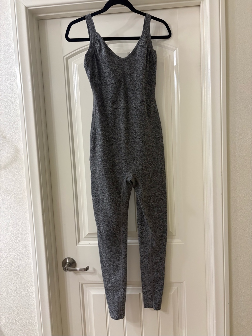Year of Ours Heather Gray Slim Jumpsuit